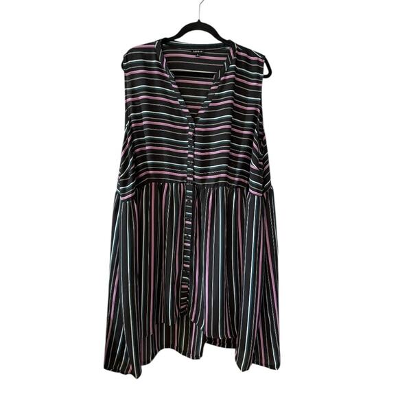 Torrid Lexie Georgette High-Low Tunic Tank size 5 (5x/28) - Picture 4 of 12